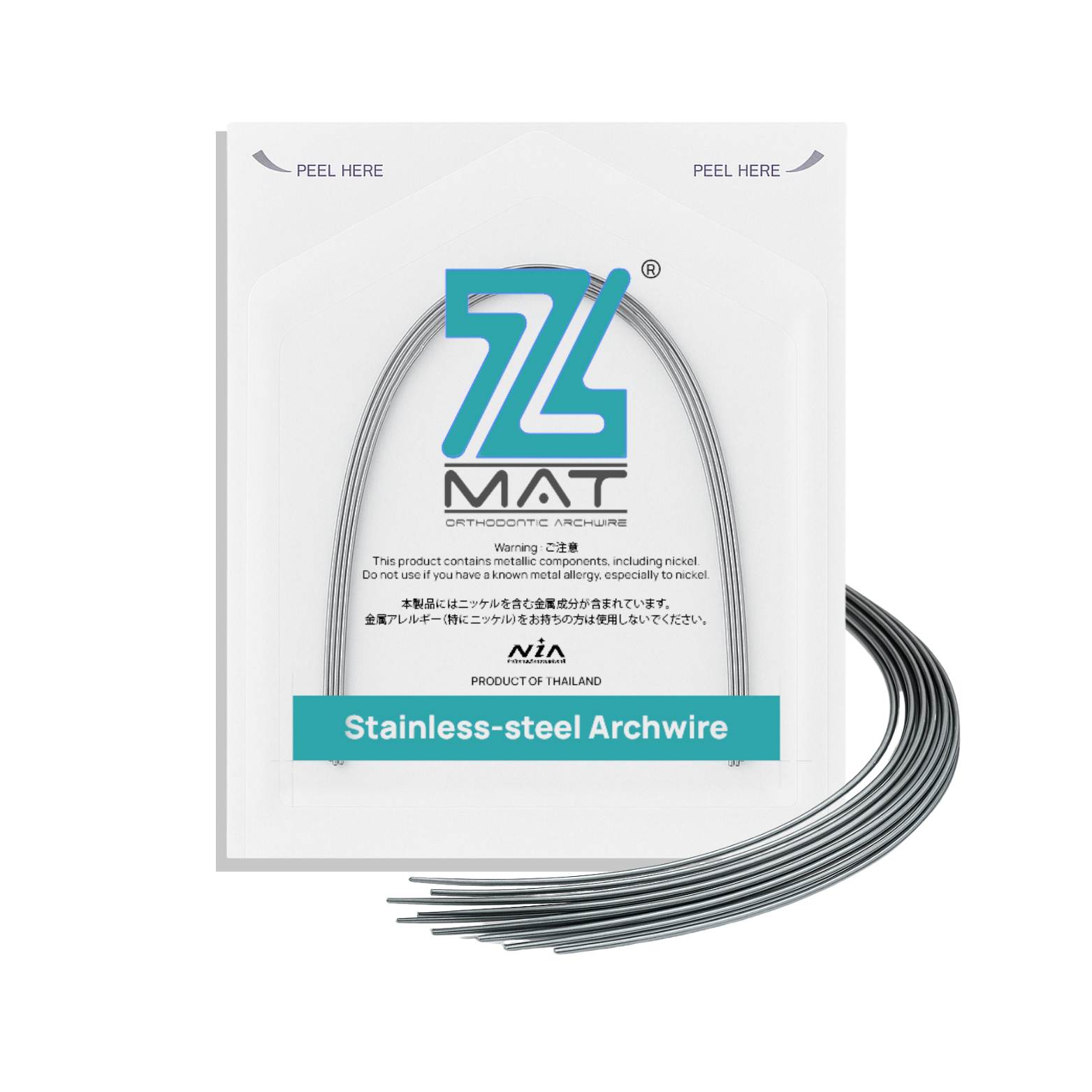 Stainless steel archwires